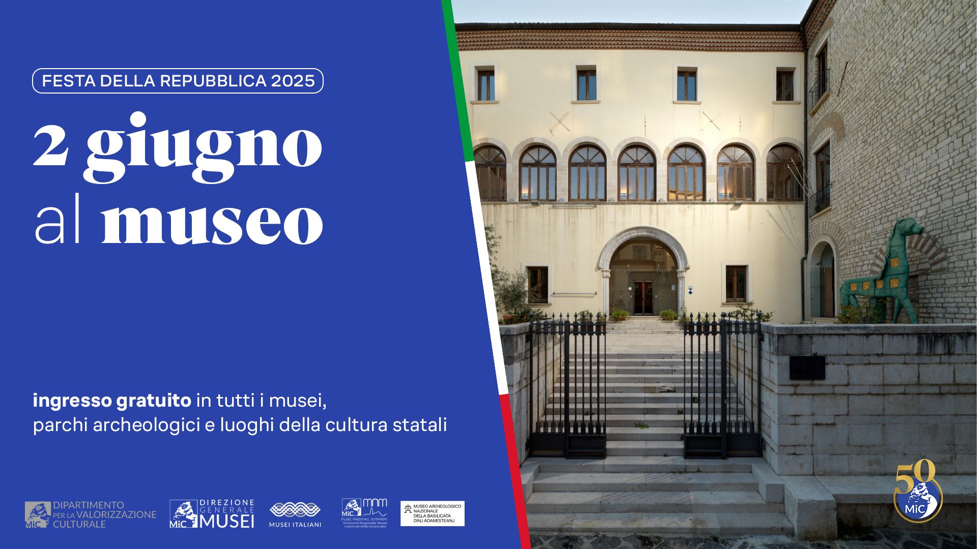 2 GIUGNO 2025 - Museo Archeologico Nazionale di Potenza
